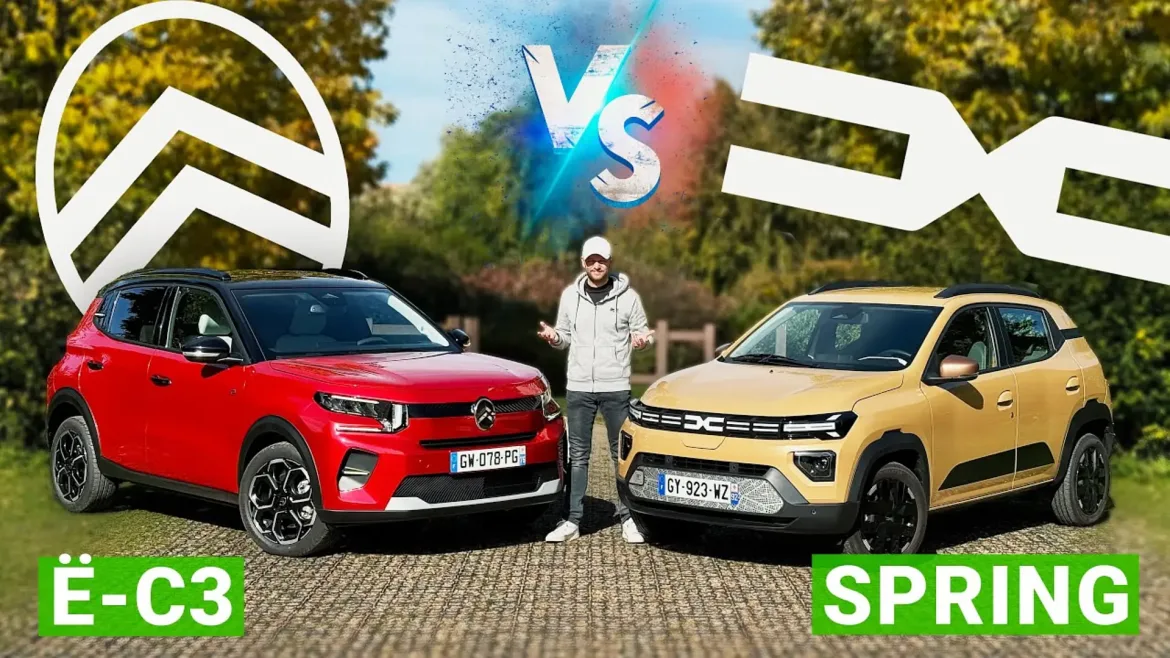 Citroën ë-C3 vs. Dacia Spring: Duelul electricelor accesibile din 2025
