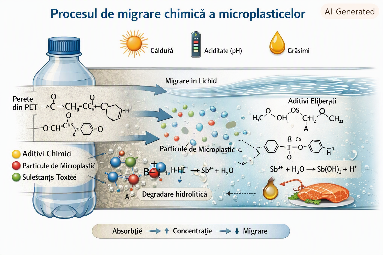 Microplasticele ingerate de om